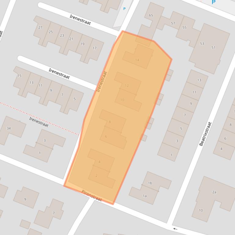 Kaart van postcodegebied 4571VR.