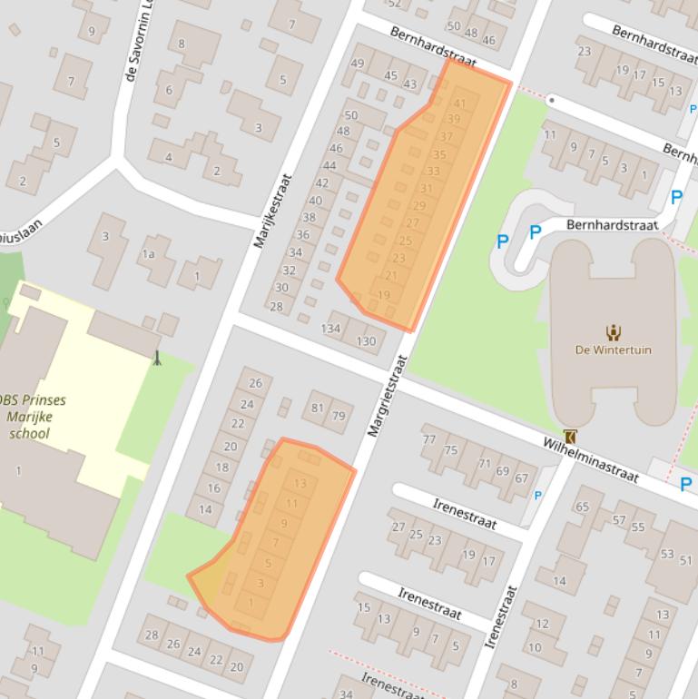 Kaart van postcodegebied 4571VS.