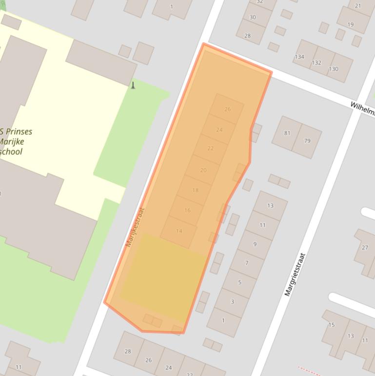 Kaart van postcodegebied 4571VX.