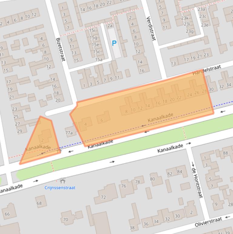 Kaart van postcodegebied 4571XB.