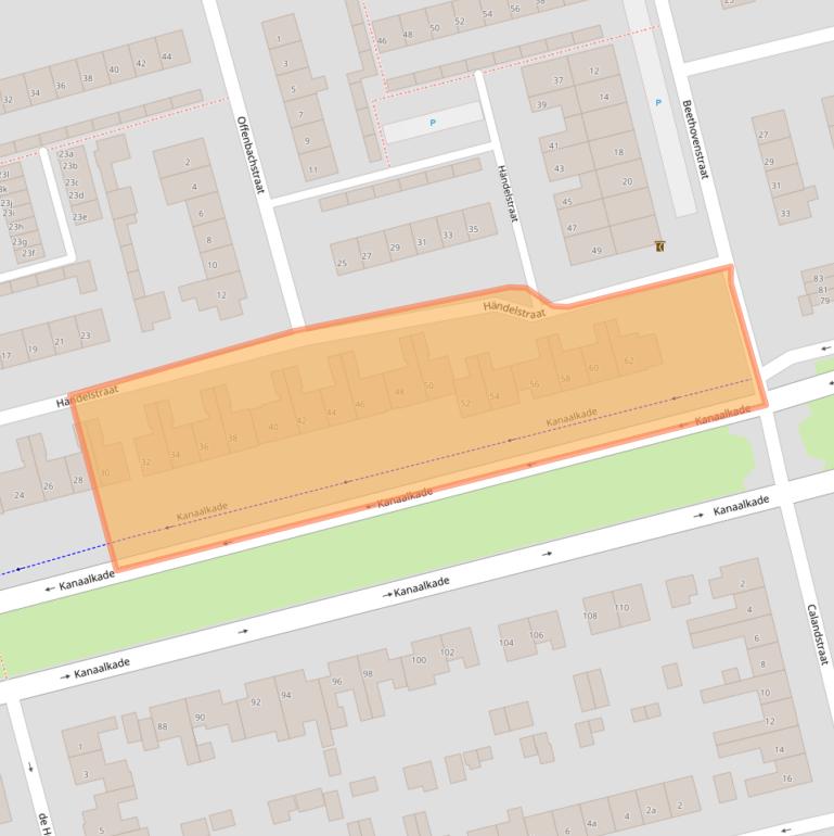 Kaart van postcodegebied 4571XC.