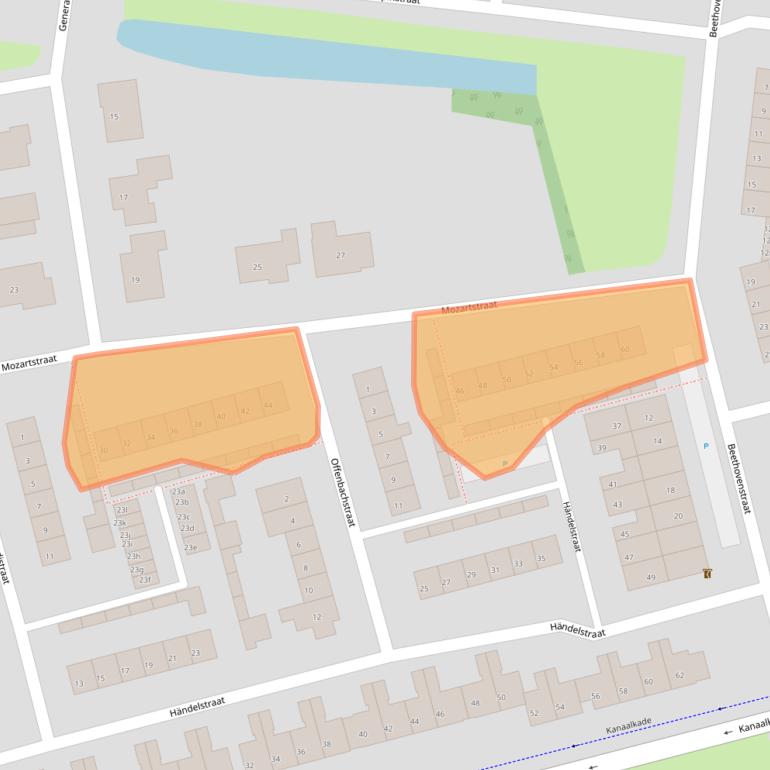 Kaart van postcodegebied 4571XK.