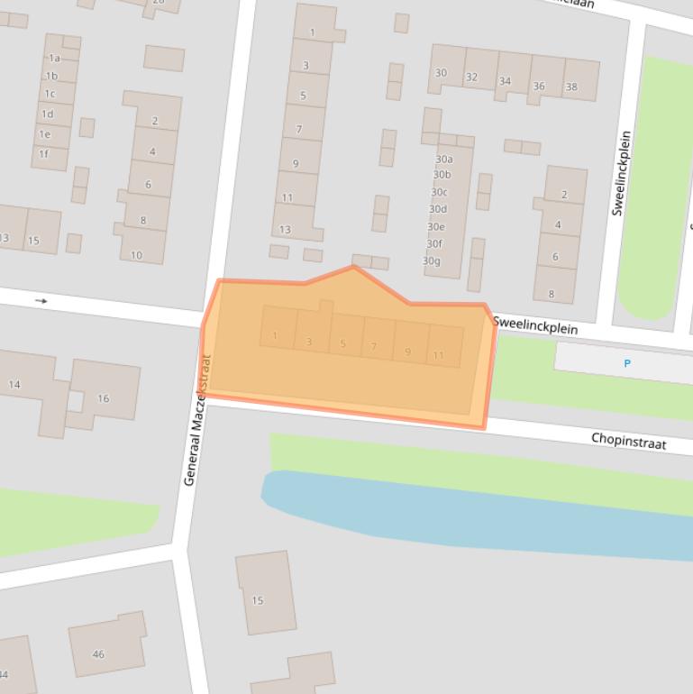 Kaart van postcodegebied 4571XN.