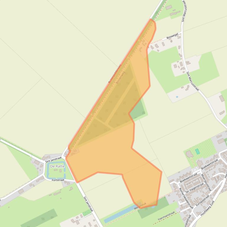 Kaart van postcodegebied 4574NB.