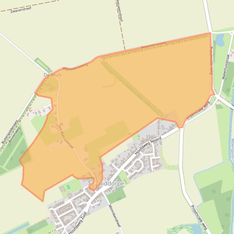 Kaart van postcodegebied 4574NR.