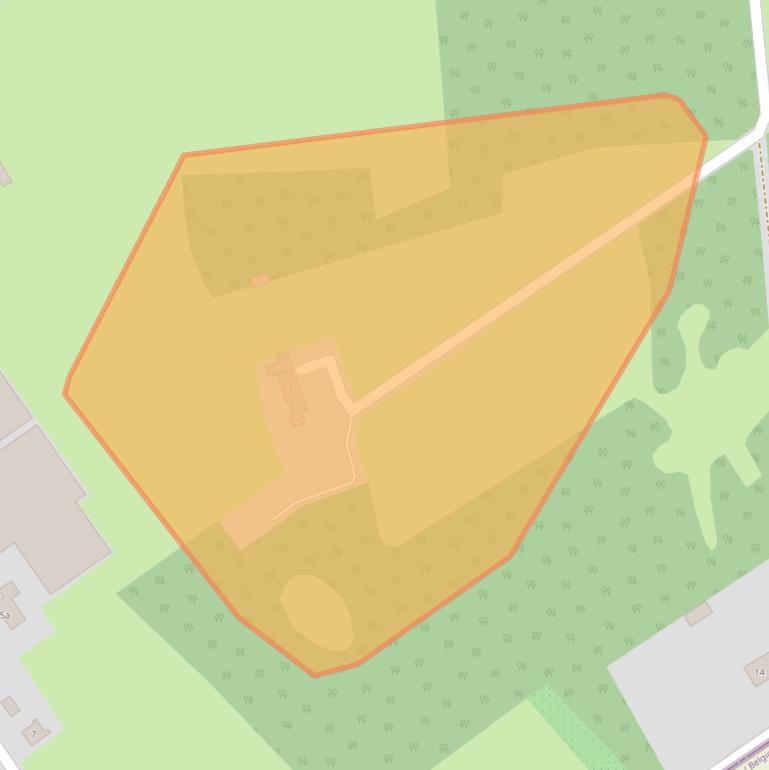 Kaart van postcodegebied 4574NW.