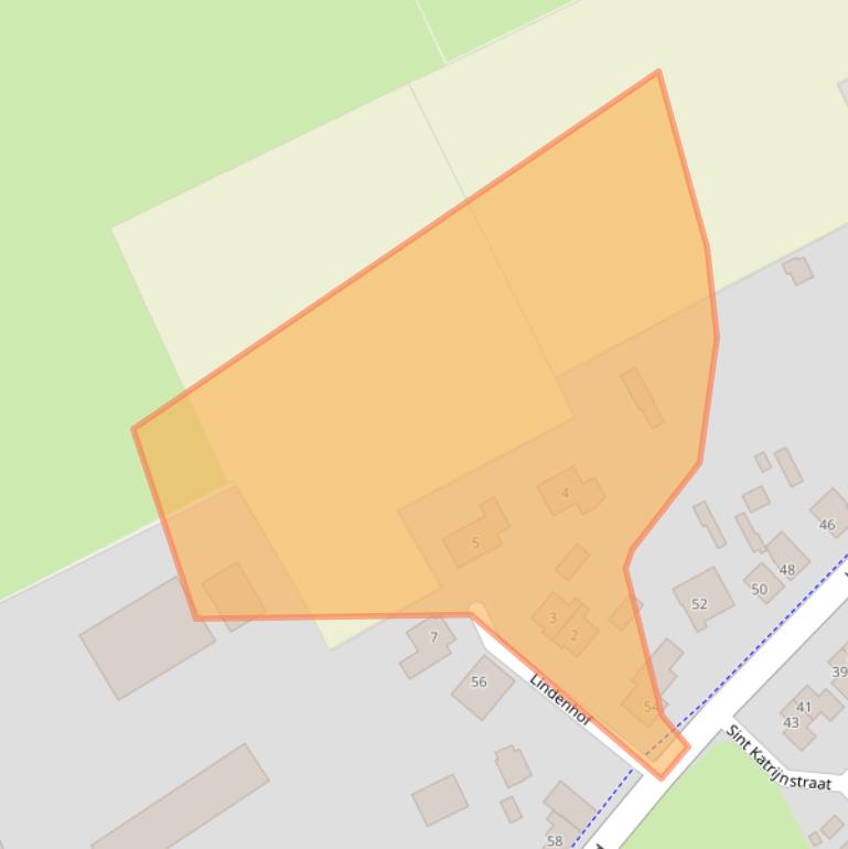 Kaart van postcodegebied 4574PS.