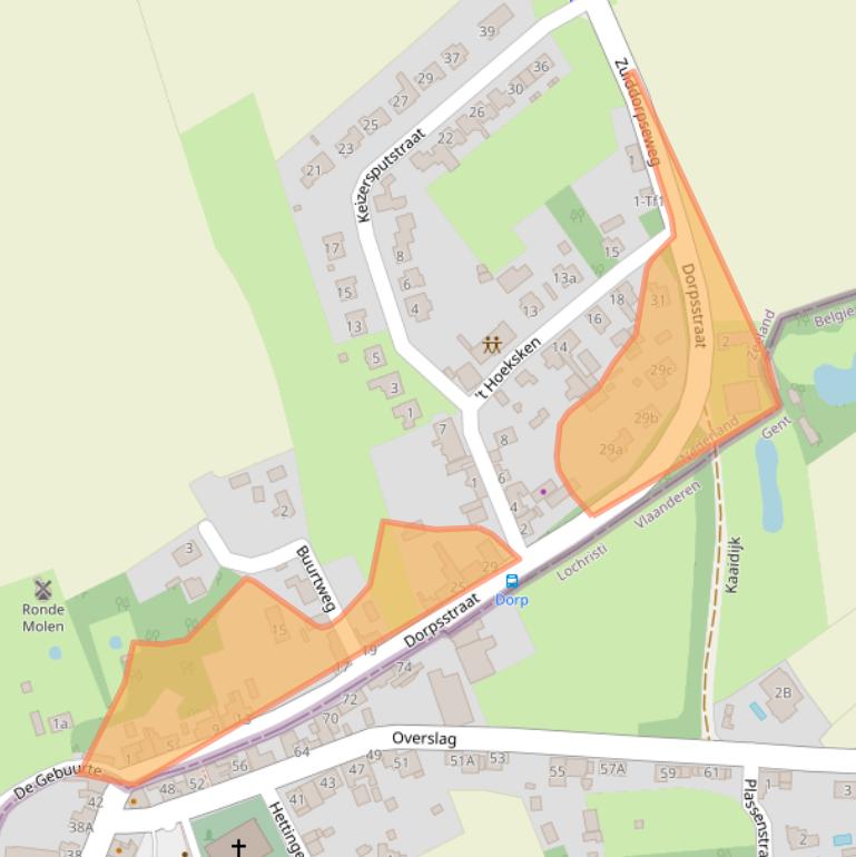 Kaart van postcodegebied 4575NC.