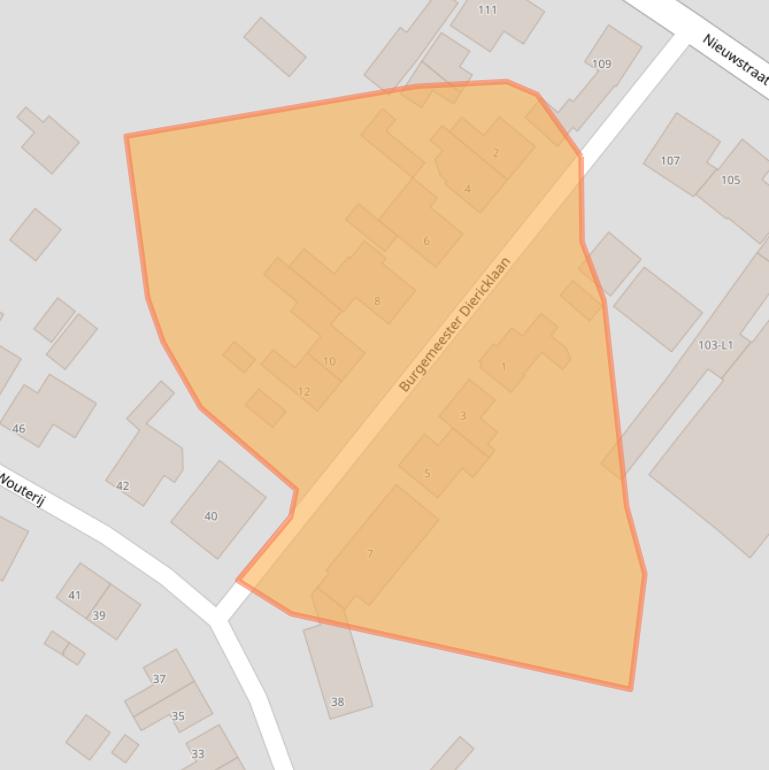 Kaart van postcodegebied 4576AR.