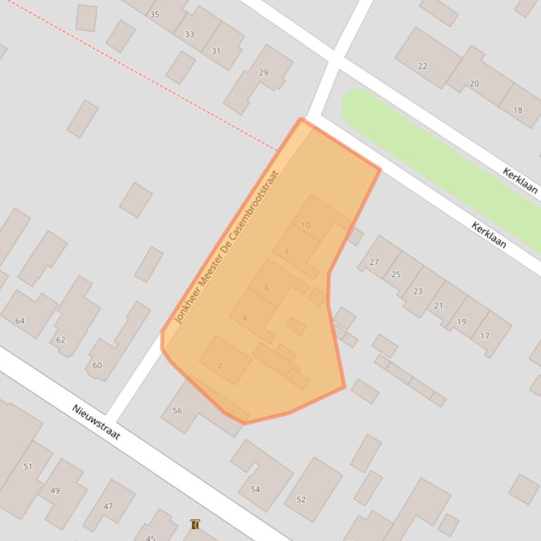 Kaart van postcodegebied 4576AT.