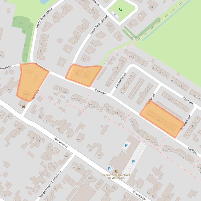 Kaart van postcodegebied 4576AZ.