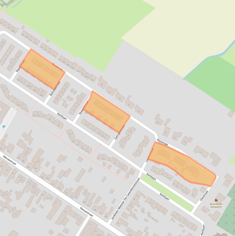 Kaart van postcodegebied 4576BA.