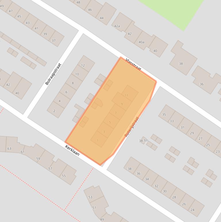 Kaart van postcodegebied 4576BD.