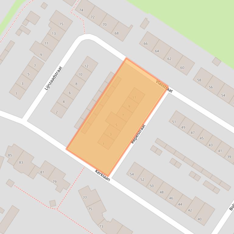 Kaart van postcodegebied 4576BG.