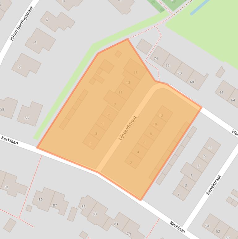 Kaart van postcodegebied 4576BH.