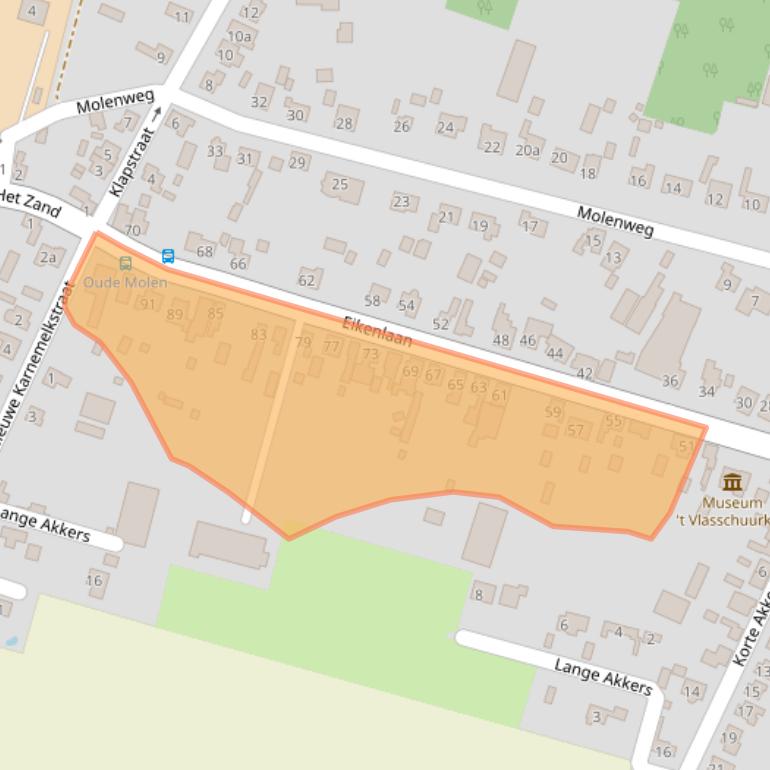 Kaart van postcodegebied 4576BK.