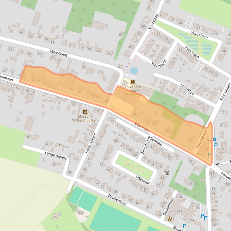 Kaart van postcodegebied 4576BL.