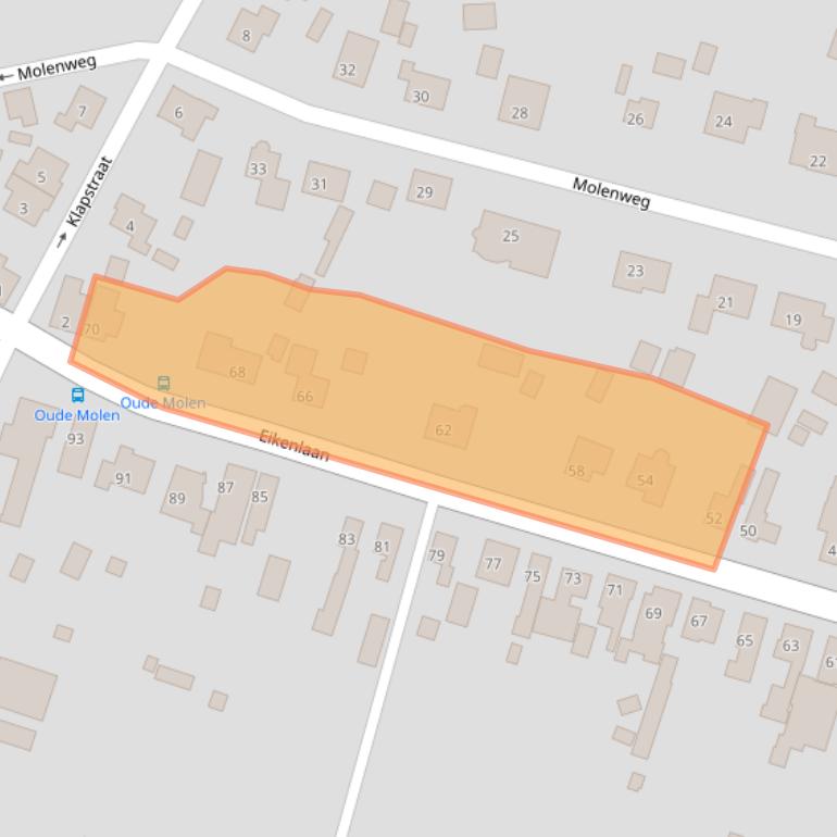 Kaart van postcodegebied 4576BM.