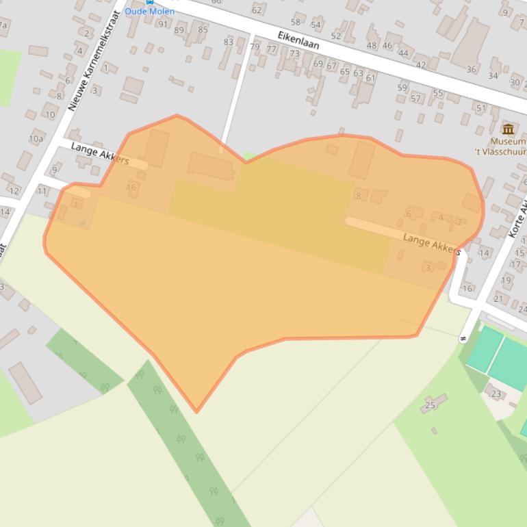 Kaart van postcodegebied 4576BP.