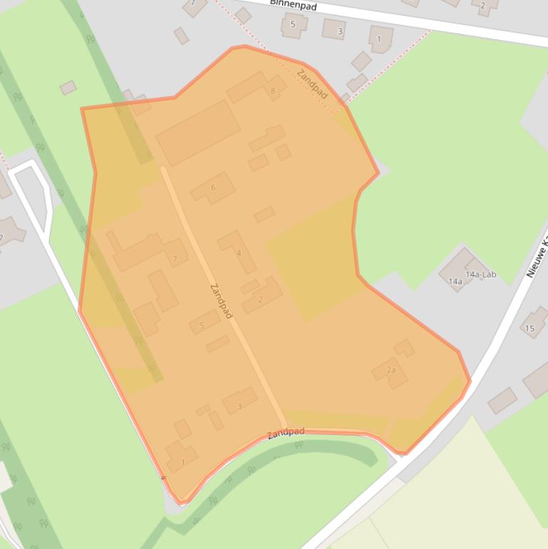 Kaart van postcodegebied 4576BR.