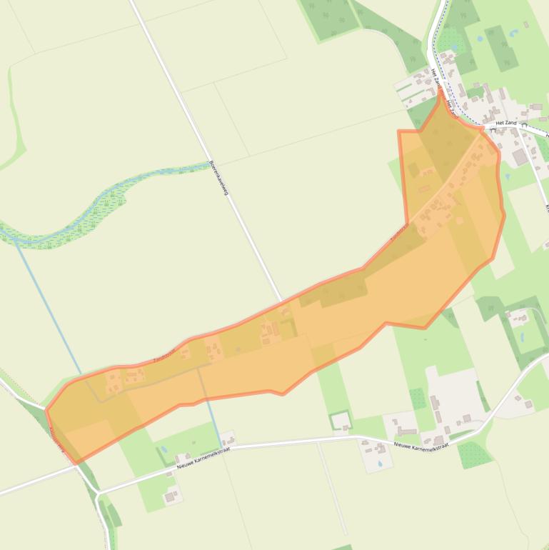 Kaart van postcodegebied 4576BV.
