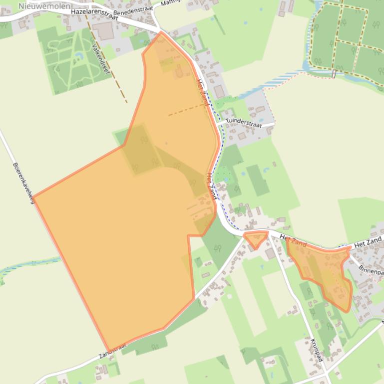 Kaart van postcodegebied 4576CB.