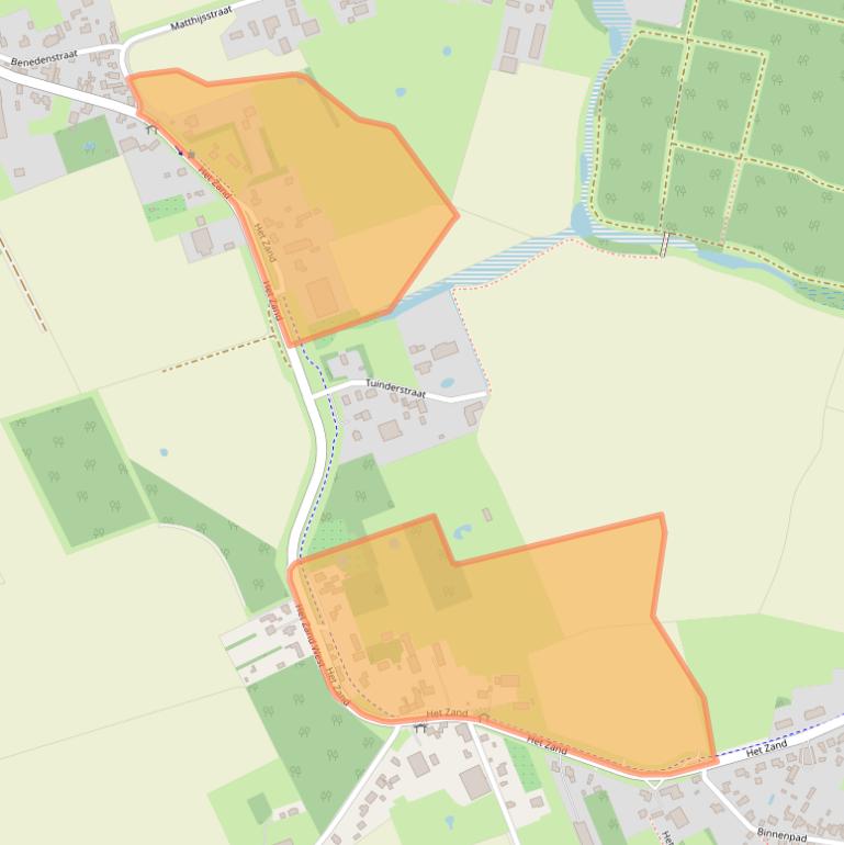 Kaart van postcodegebied 4576CC.