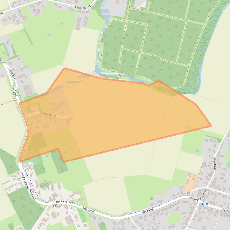 Kaart van postcodegebied 4576CE.