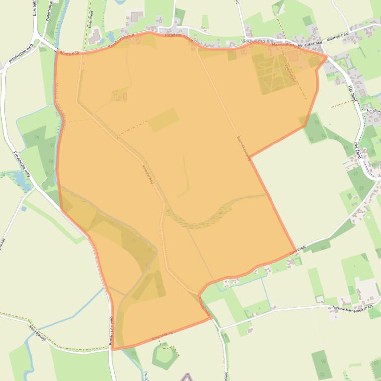 Kaart van postcodegebied 4576CG.