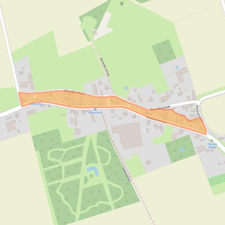 Kaart van postcodegebied 4576CH.