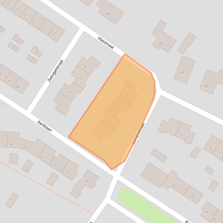 Kaart van postcodegebied 4576DC.