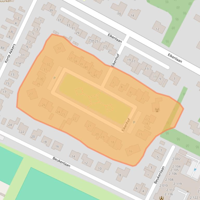 Kaart van postcodegebied 4576DZ.