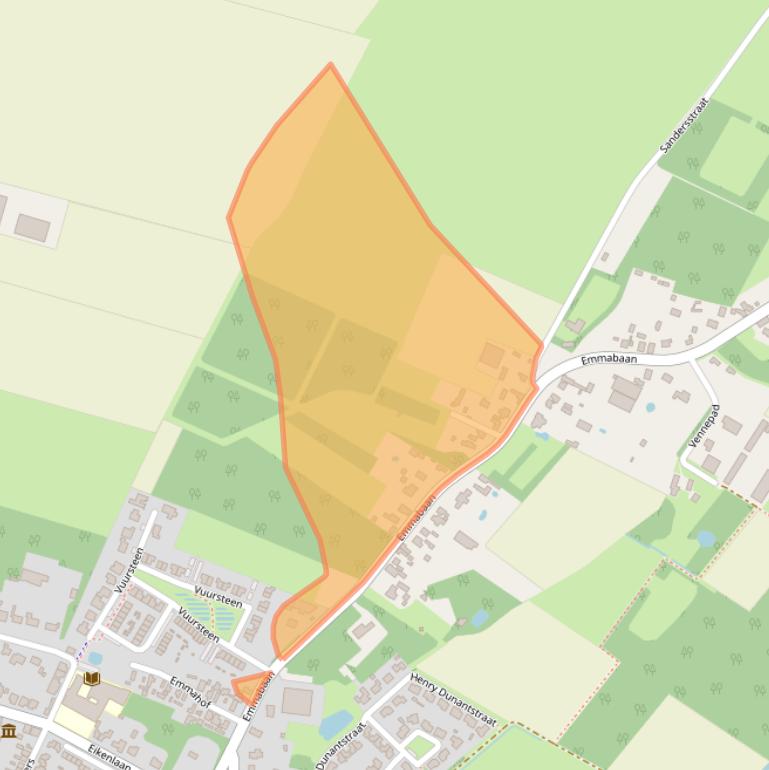 Kaart van postcodegebied 4576EA.