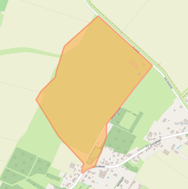 Kaart van postcodegebied 4576EH.