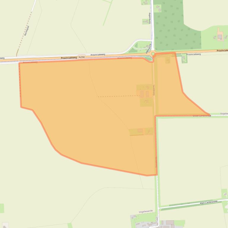 Kaart van postcodegebied 4581RP.