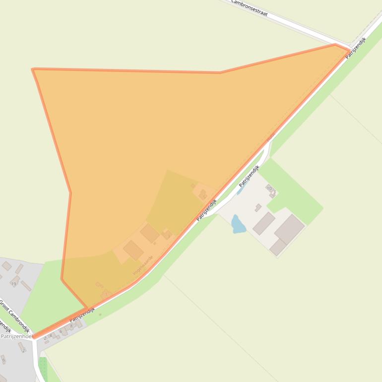 Kaart van postcodegebied 4581RV.