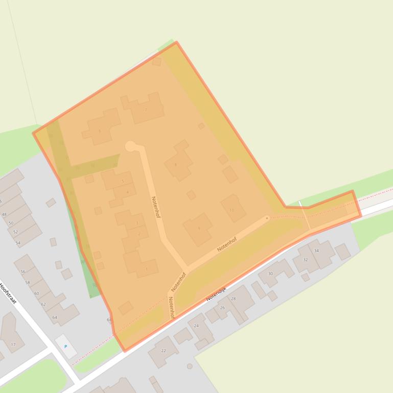 Kaart van postcodegebied 4583SG.