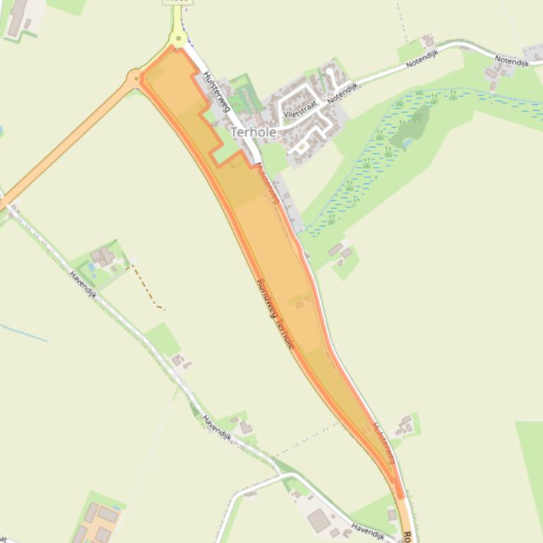 Kaart van postcodegebied 4583SN.