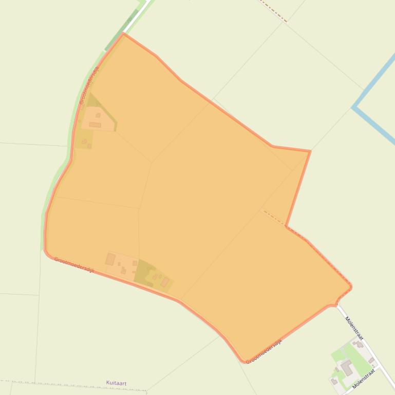 Kaart van postcodegebied 4584RT.