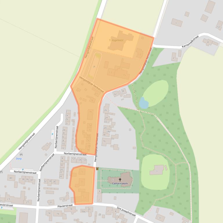 Kaart van postcodegebied 4585AA.