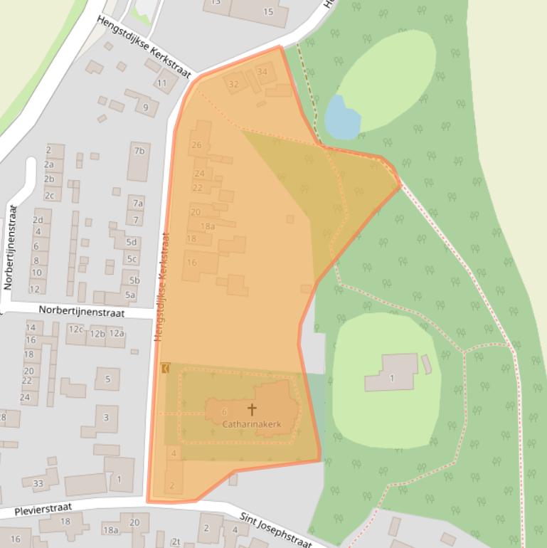 Kaart van postcodegebied 4585AB.