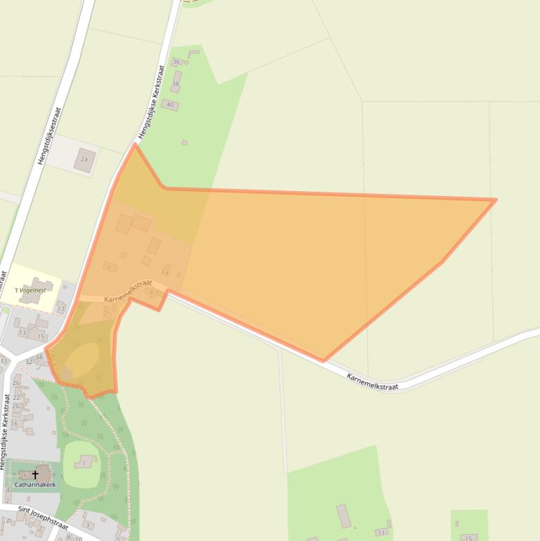 Kaart van postcodegebied 4585AD.