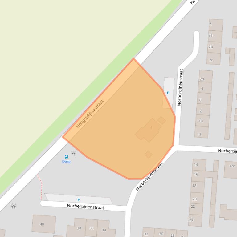 Kaart van postcodegebied 4585AE.