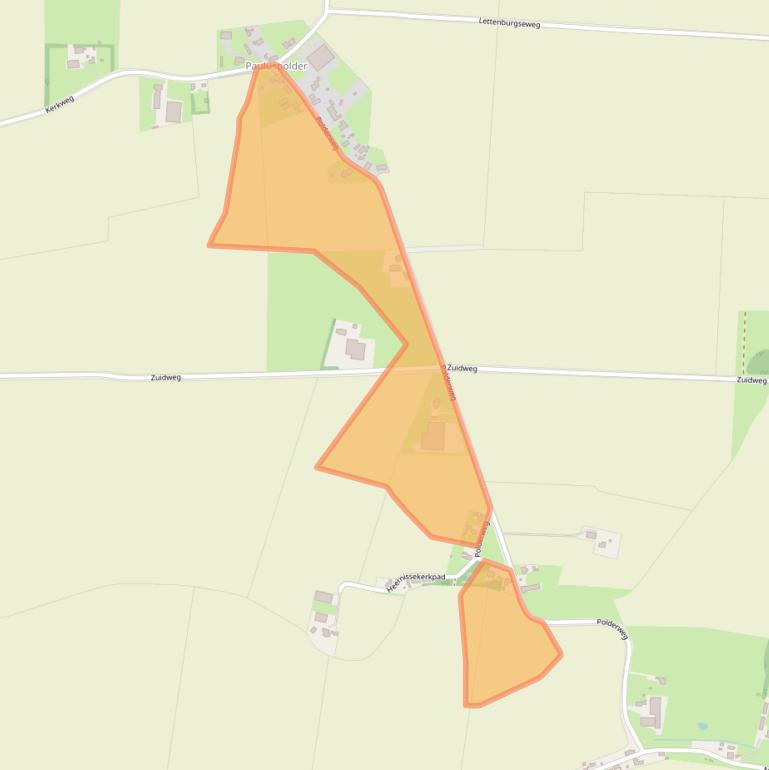 Kaart van postcodegebied 4585PE.