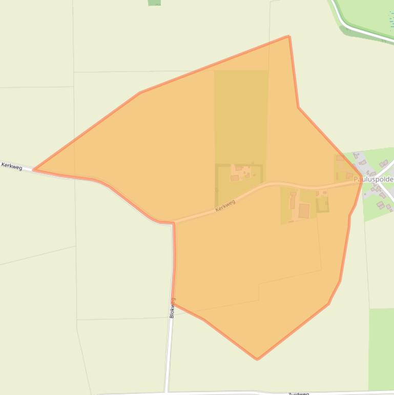 Kaart van postcodegebied 4585PJ.