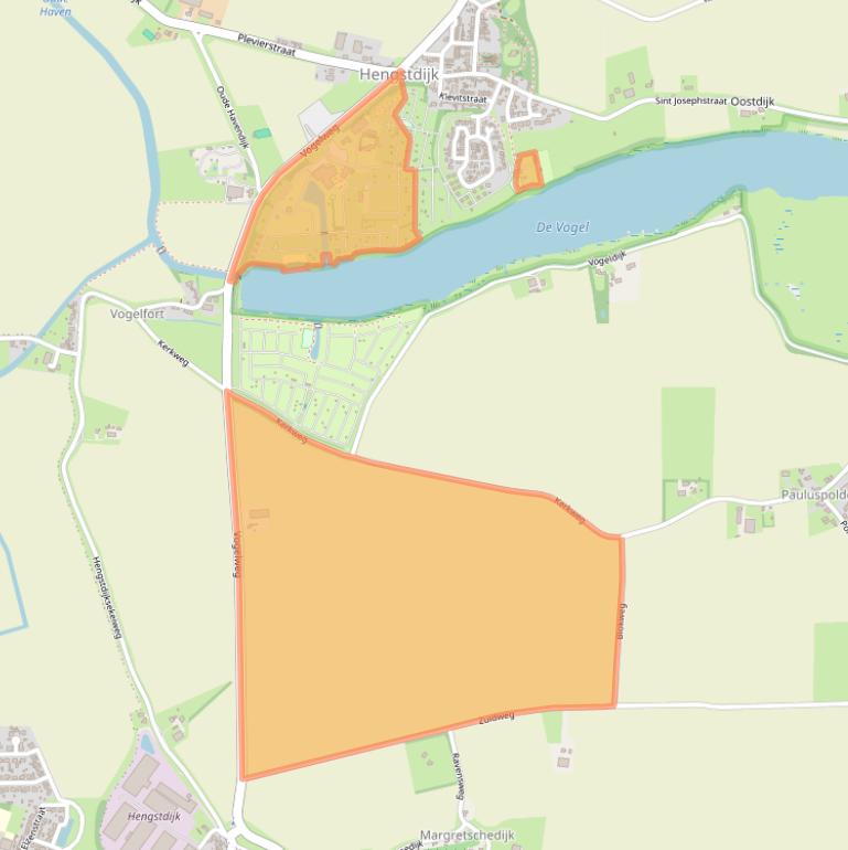 Kaart van postcodegebied 4585PL.