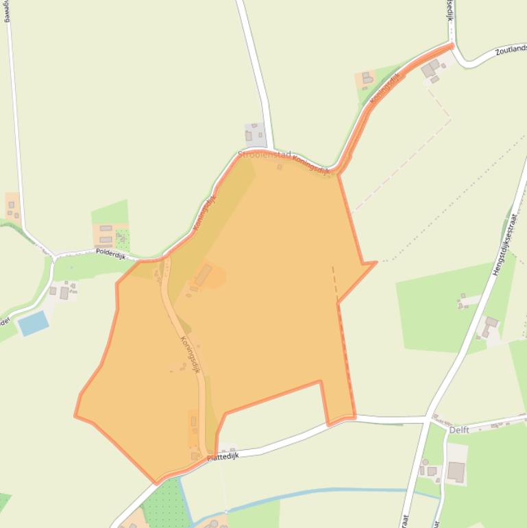 Kaart van postcodegebied 4585RX.