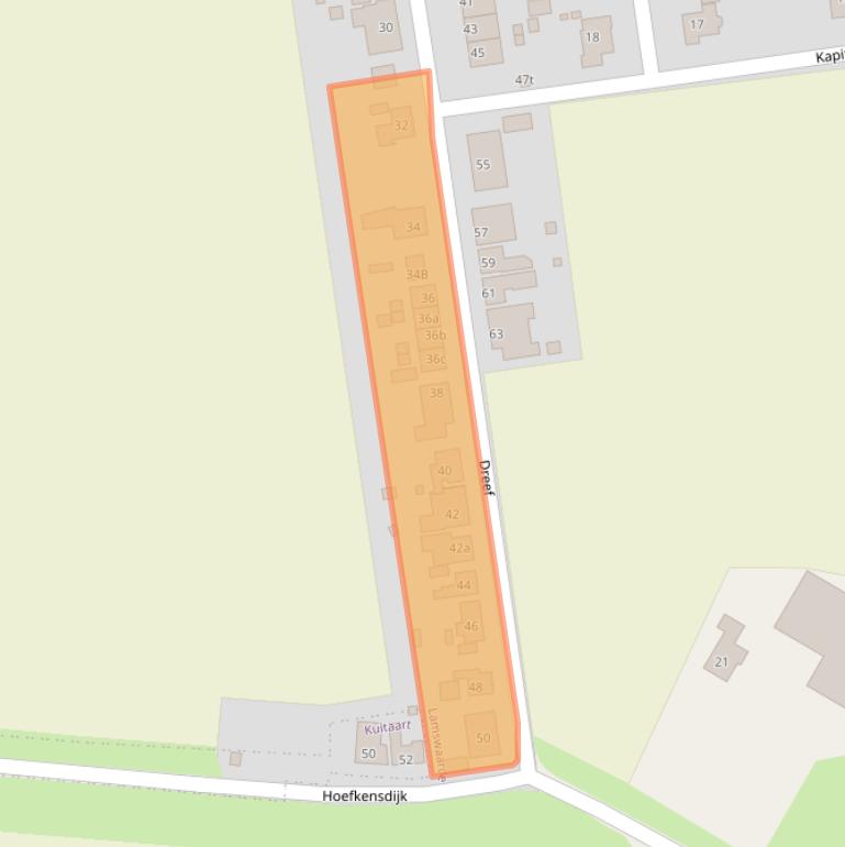 Kaart van postcodegebied 4586AP.