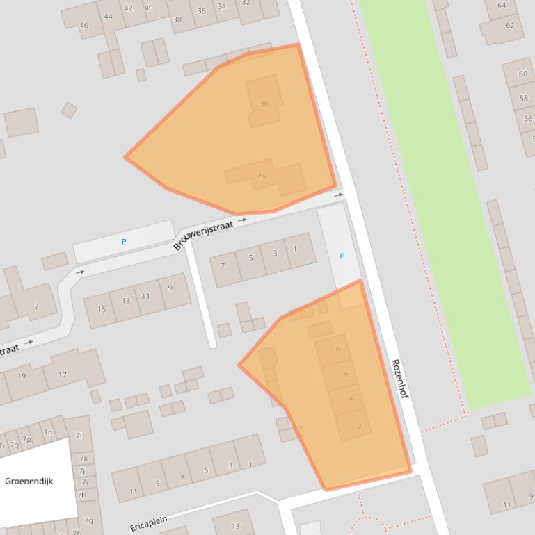 Kaart van postcodegebied 4587AD.