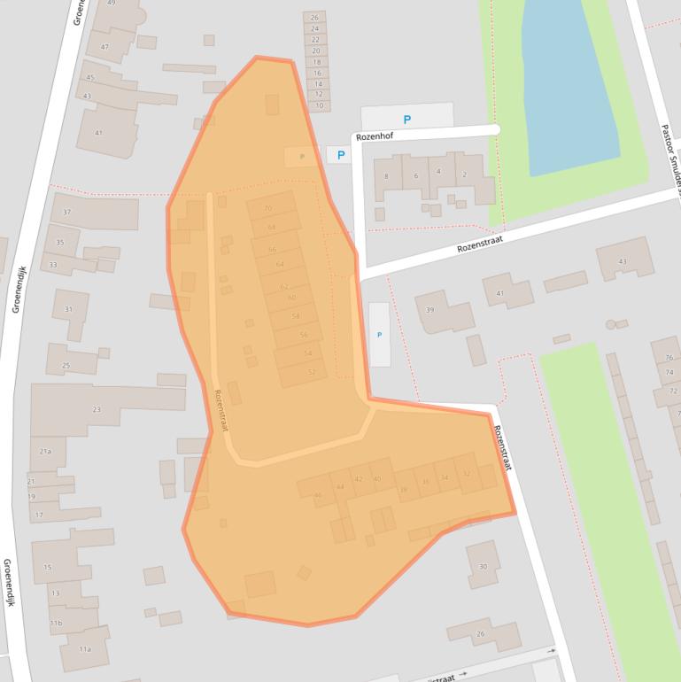 Kaart van postcodegebied 4587AE.